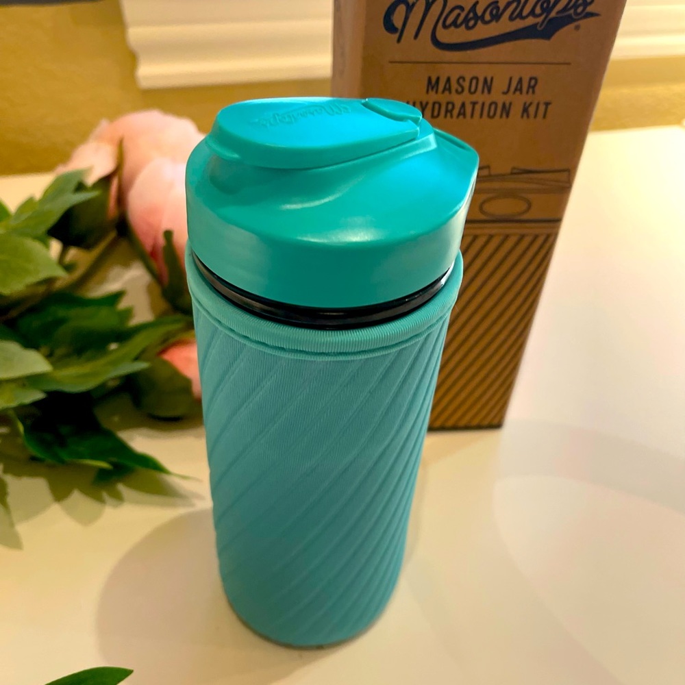 Masontops Glass Water Bottle